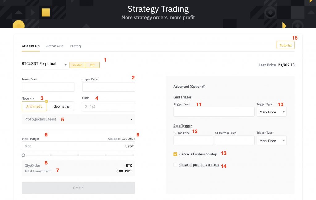 Grid Trading Bot Advanced features
